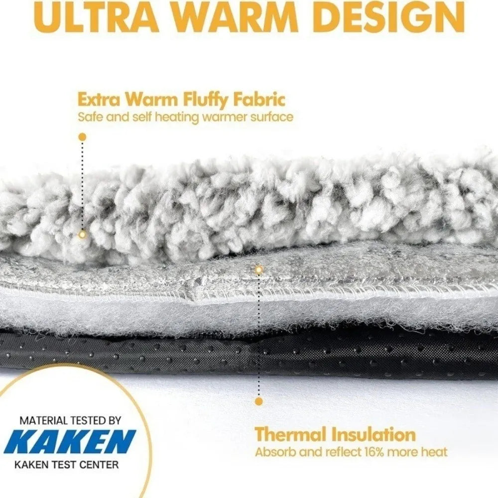 Self-Warming Cat Mat – Non-Slip All-Season Pet Bed Pad Cat Bed Mat Nixie
