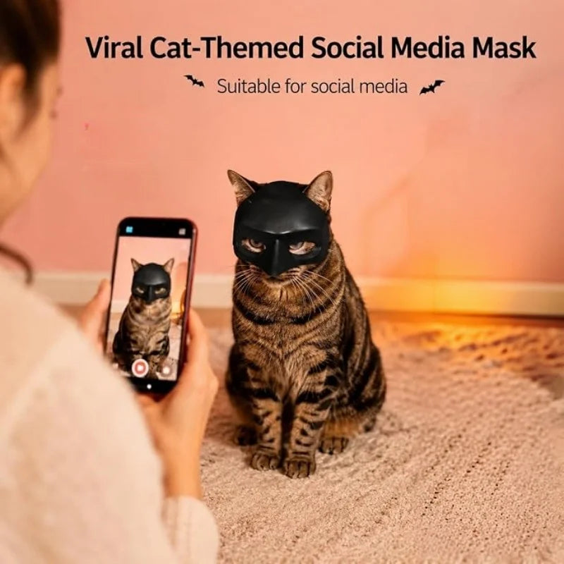 Halloween Cosplay Cat Mask – Bat, Clown & Pet Costume Masks Pet Costume Mask Nixie