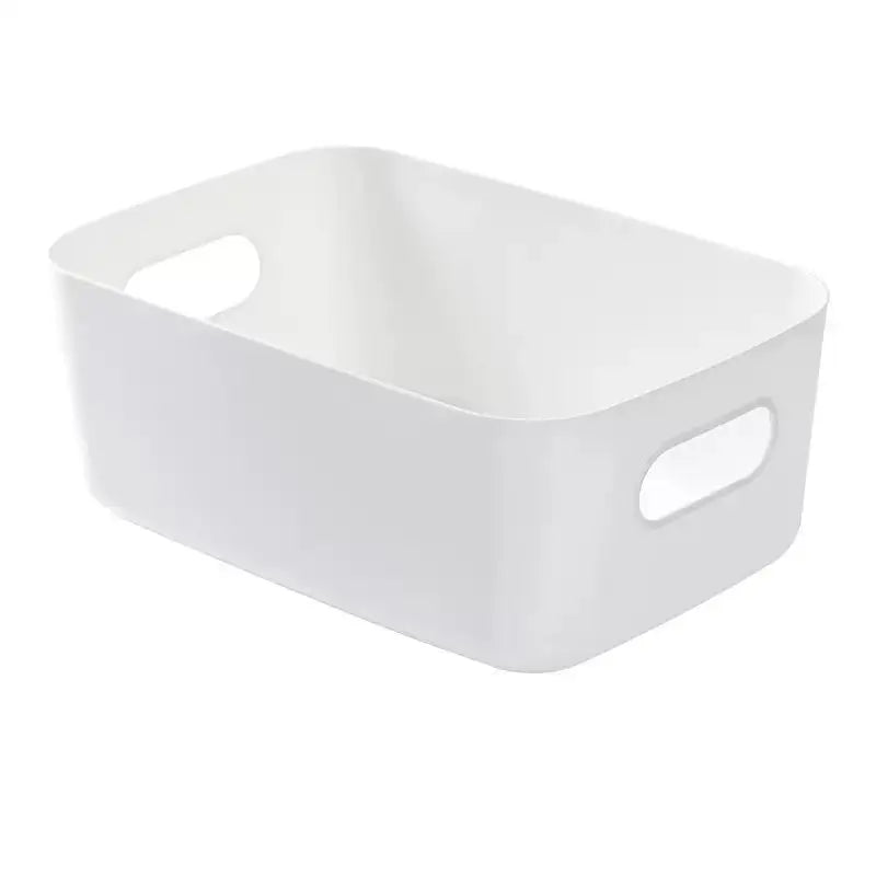 Stackable Plastic Storage Bins with Carry Handles | Organizer