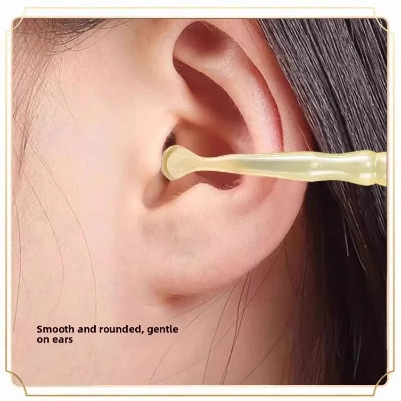 10-Pack Soft Rubber Ear Spoon Earwax Cleaning Tool – Kids & Adults