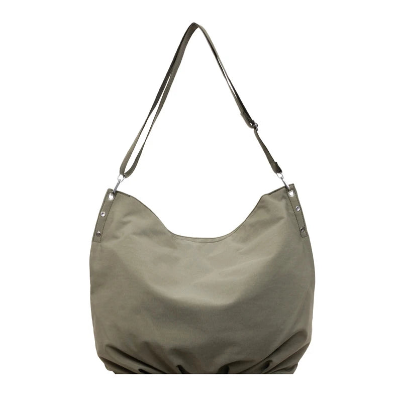 Large Canvas Shoulder Bag for Women | Casual Commuter Tote Canvas Shoulder Bag Nixie