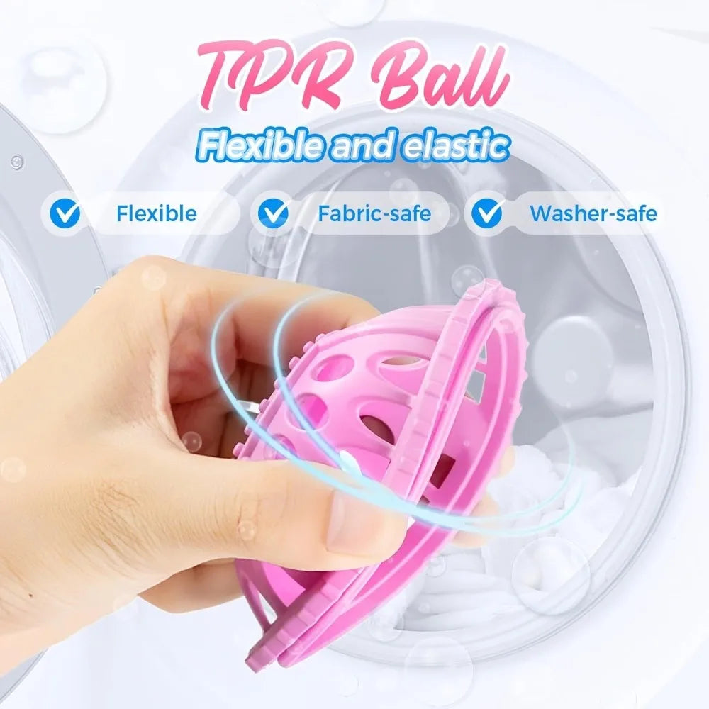 Reusable Laundry Lint Catcher Ball – Silicone Hair Remover