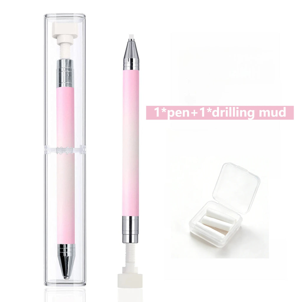 2PCS Refillable Wax Pen for Diamond Painting + Wax Pads