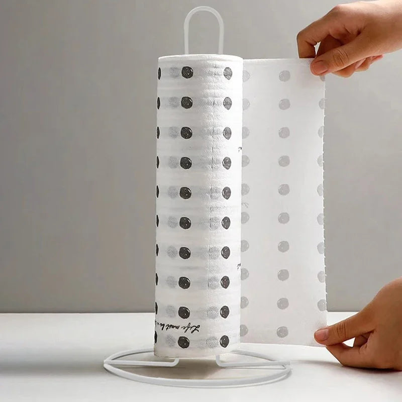 Stainless Steel Tissue Holder – Vertical Roll Paper Storage Rack Paper Towel Holder Nixie