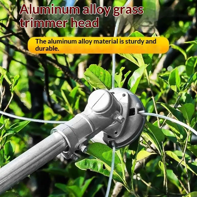 Aluminum Alloy Grass Trimmer Head with Steel Wire Lines Trimmer Head Replacement Nixie