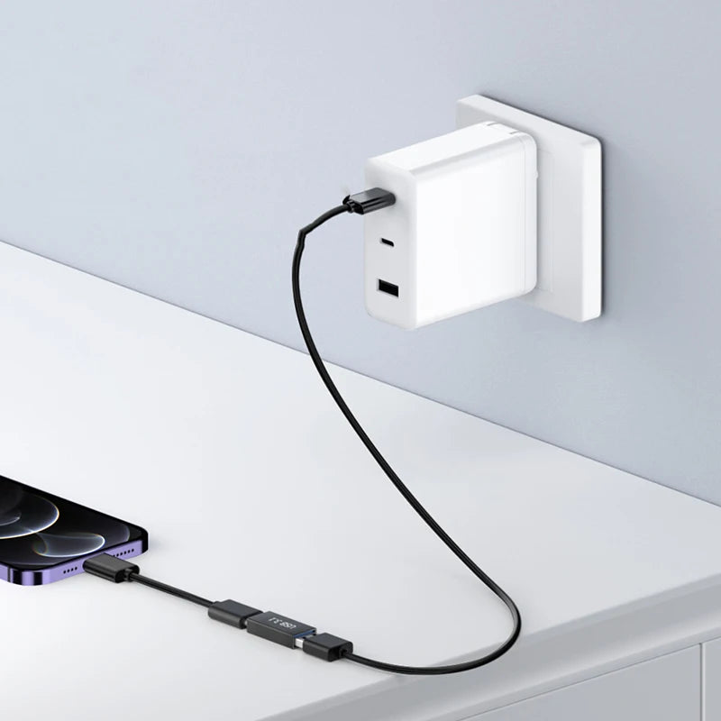 USB 3.1 to USB-C Female Coupler Adapter – Super Speed USB Coupler Adapter Nixie