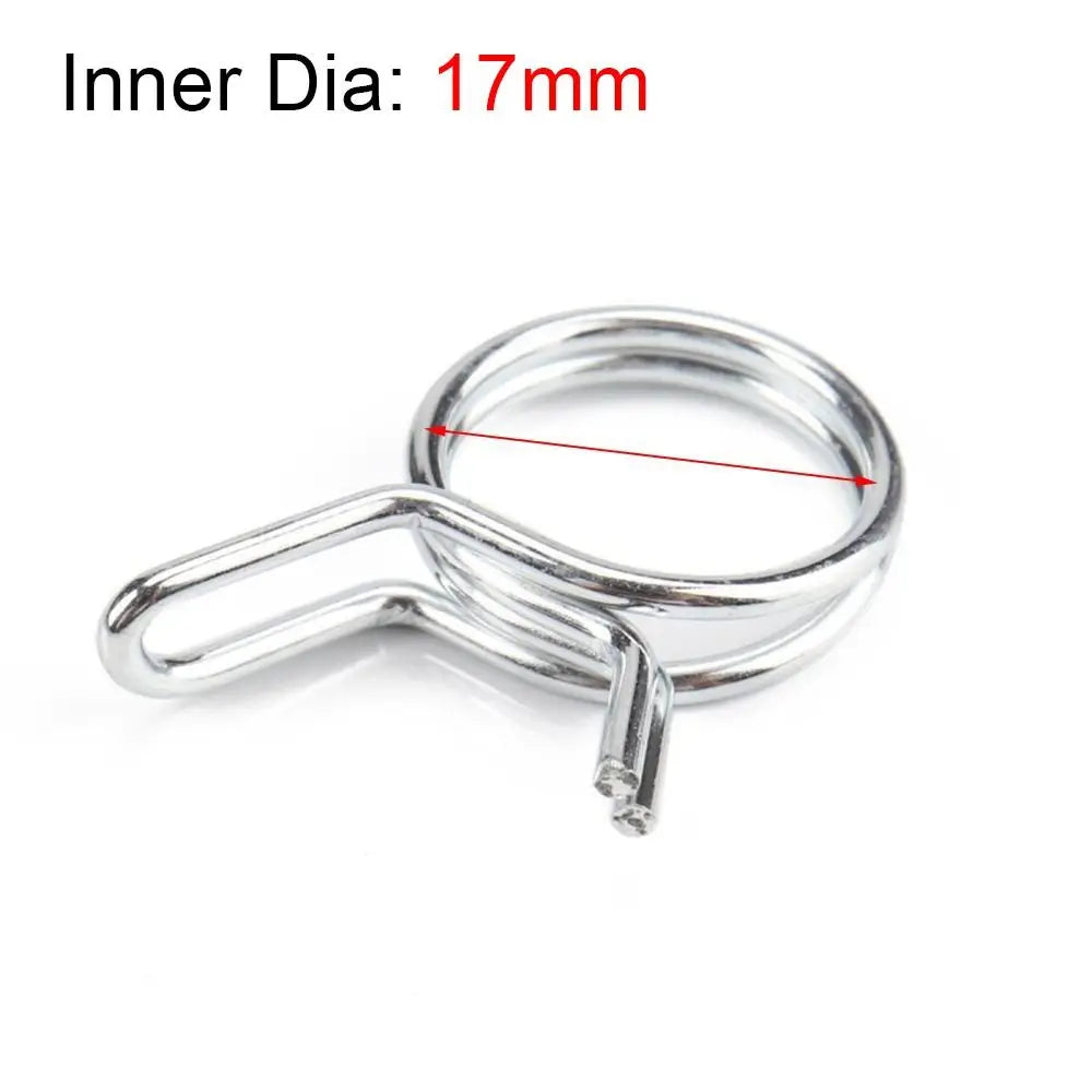 10Pcs Stainless Steel Spring Hose Clamps 5mm–30mm Assortment Kit Spring Hose Clamps Nixie 17mm