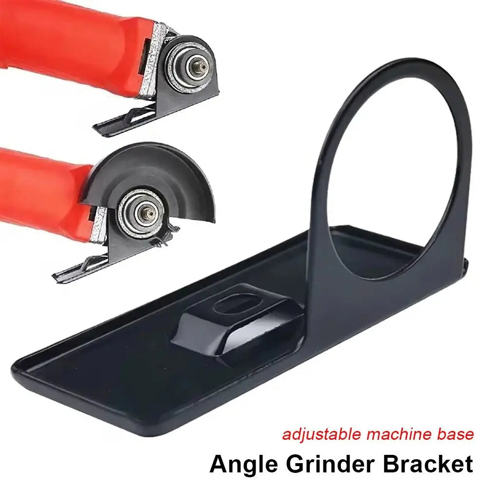 Adjustable Angle Grinder Bracket Stand – Metal Base Holder