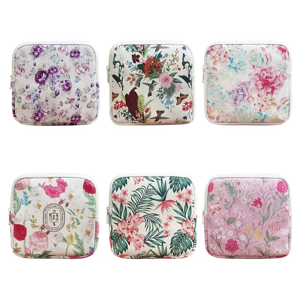 Zipper Pouch Sanitary Pads Bag Multipurpose Travel Coin Purse Storage Pouch Nixie