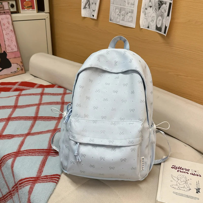 Korean Style Casual Backpack – Large Capacity Lightweight School Bag Student Backpack Nixie