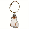 Pet Hair Keepsake Capsule Keychain – Dog Memorial Pendant Pet Keepsake Keychain Nixie 6