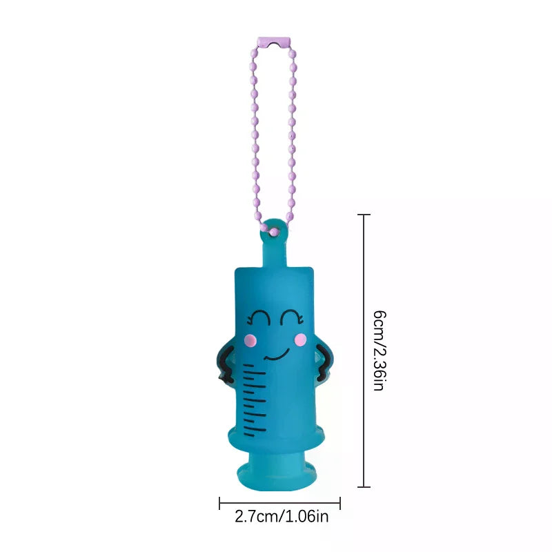 Ampoule Bottle Opener Keychain – Syringe-Shaped Vial Breaker Ampoule Bottle Opener Nixie