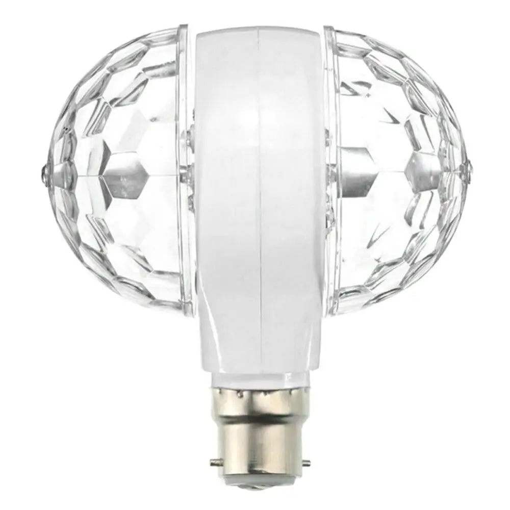 6W LED Rotating Crystal Ball Disco Bulb B22 E27 Stage Light