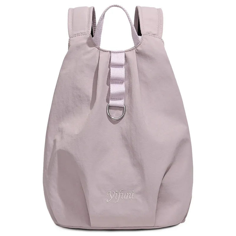 Women's Lightweight Oxford Vest Backpack – Water-Resistant Vest Backpack Nixie Pink