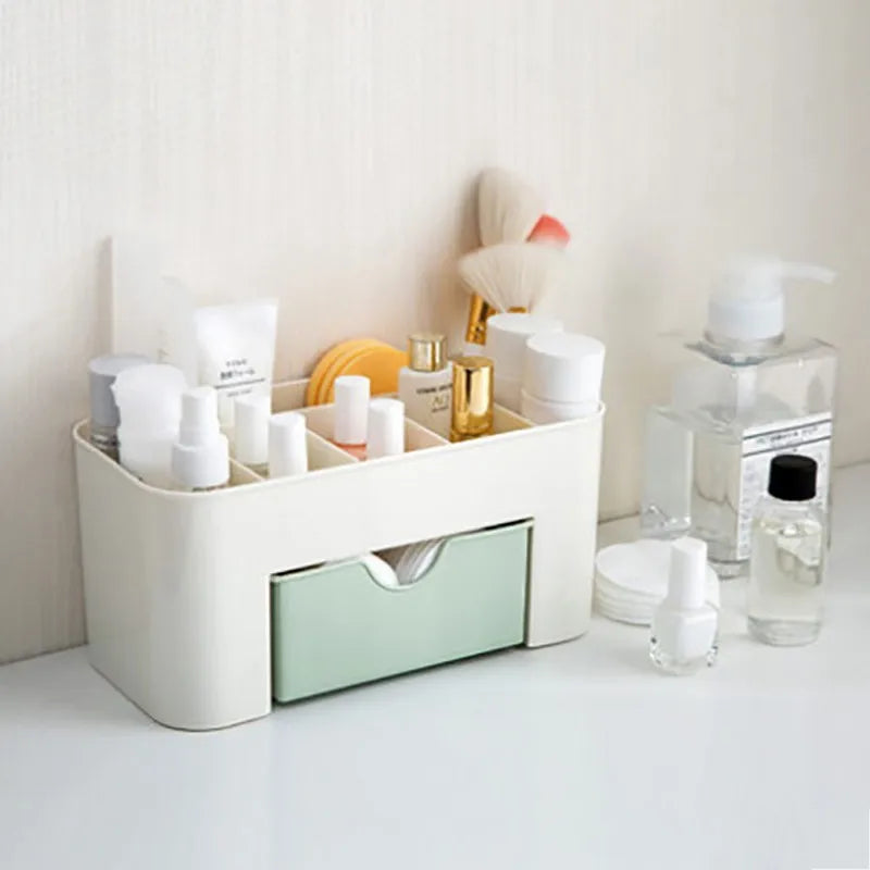 Makeup & Jewelry Storage Box with Drawer | Nixie Organizer Cosmetic Storage Box Nixie