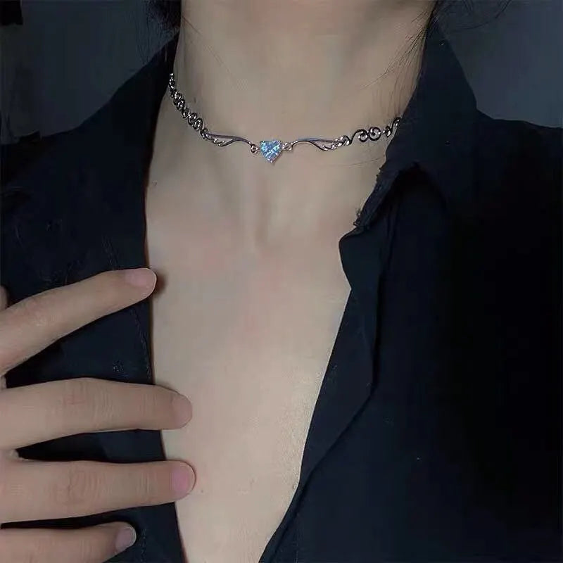 Silver-Plated Wing Pendant Necklace for Women – Diamond Accent Pendant Necklace Nixie