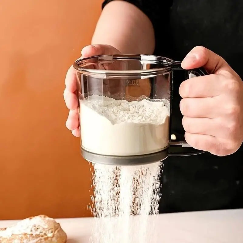Handheld Flour Sifter Fine Mesh Powder Sieve | Baking Tool Flour Sifter Nixie
