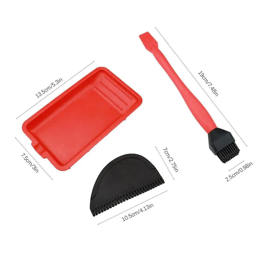 Wood Glue Roller Kit with Tray, Brush & Scraper | Woodworking
