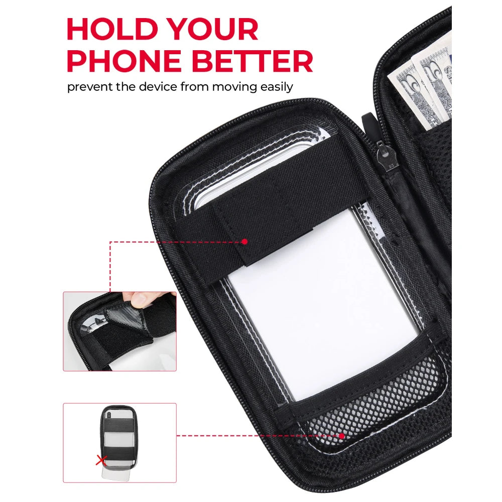 Motorcycle Magnetic Tank Bag – 8 Magnets, Phone Pouch to 6.3" Motorcycle Tank Bag Nixie