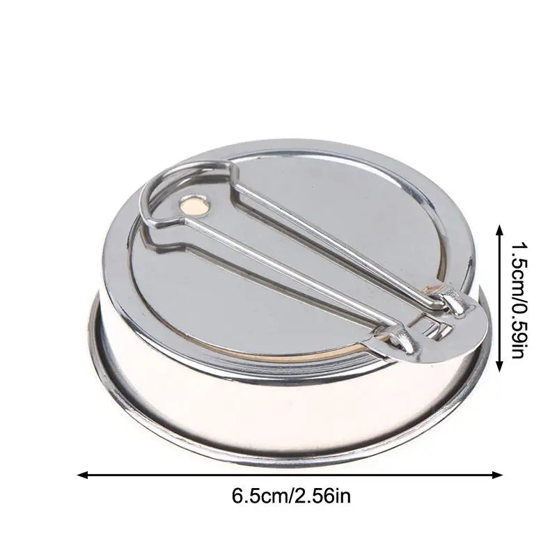 Stainless Steel Alcohol Stove Ignition Cover | Windproof Camping Camping Stove Cover Nixie