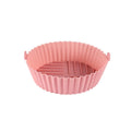 Foldable Silicone Air Fryer Liner Non-Stick Baking Tray Air Fryer Liner Nixie Pink