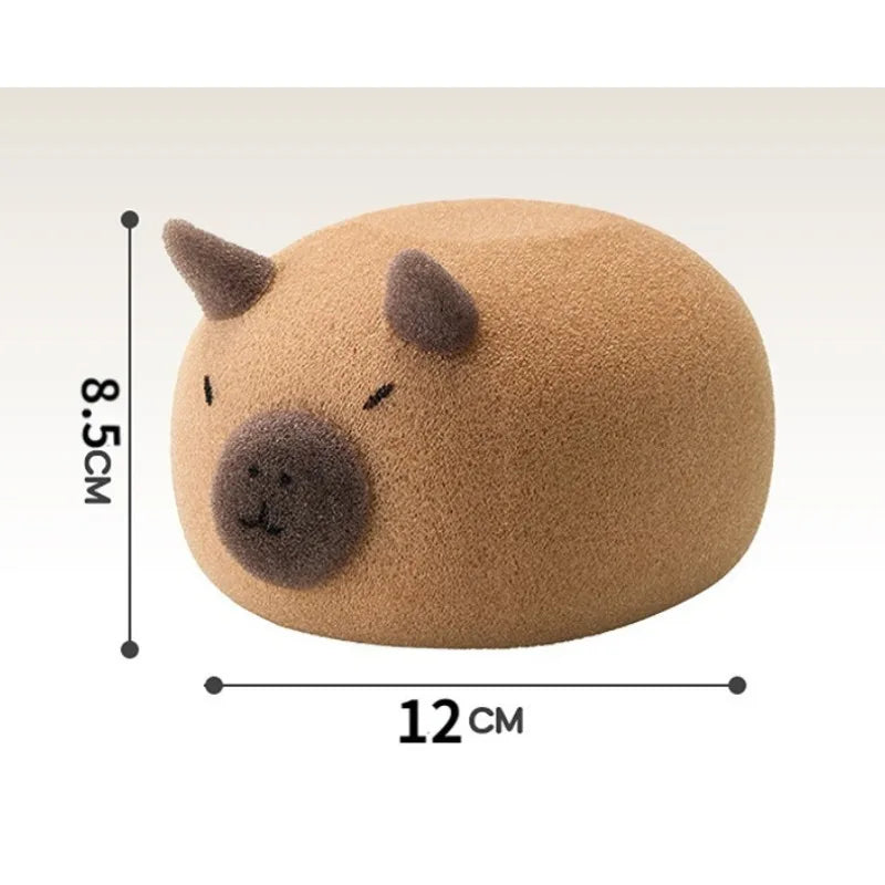 Capybara Bath Sponge – Cute Soft Body & Face Wash Scrubber