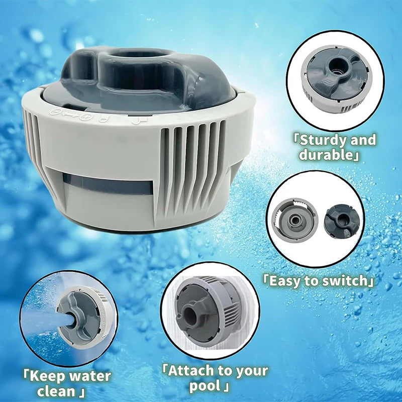 Chlorine Dispenser for Hot Tub & Spa – Lay-Z-Spa Compatible Pool Chemical Dispenser Nixie