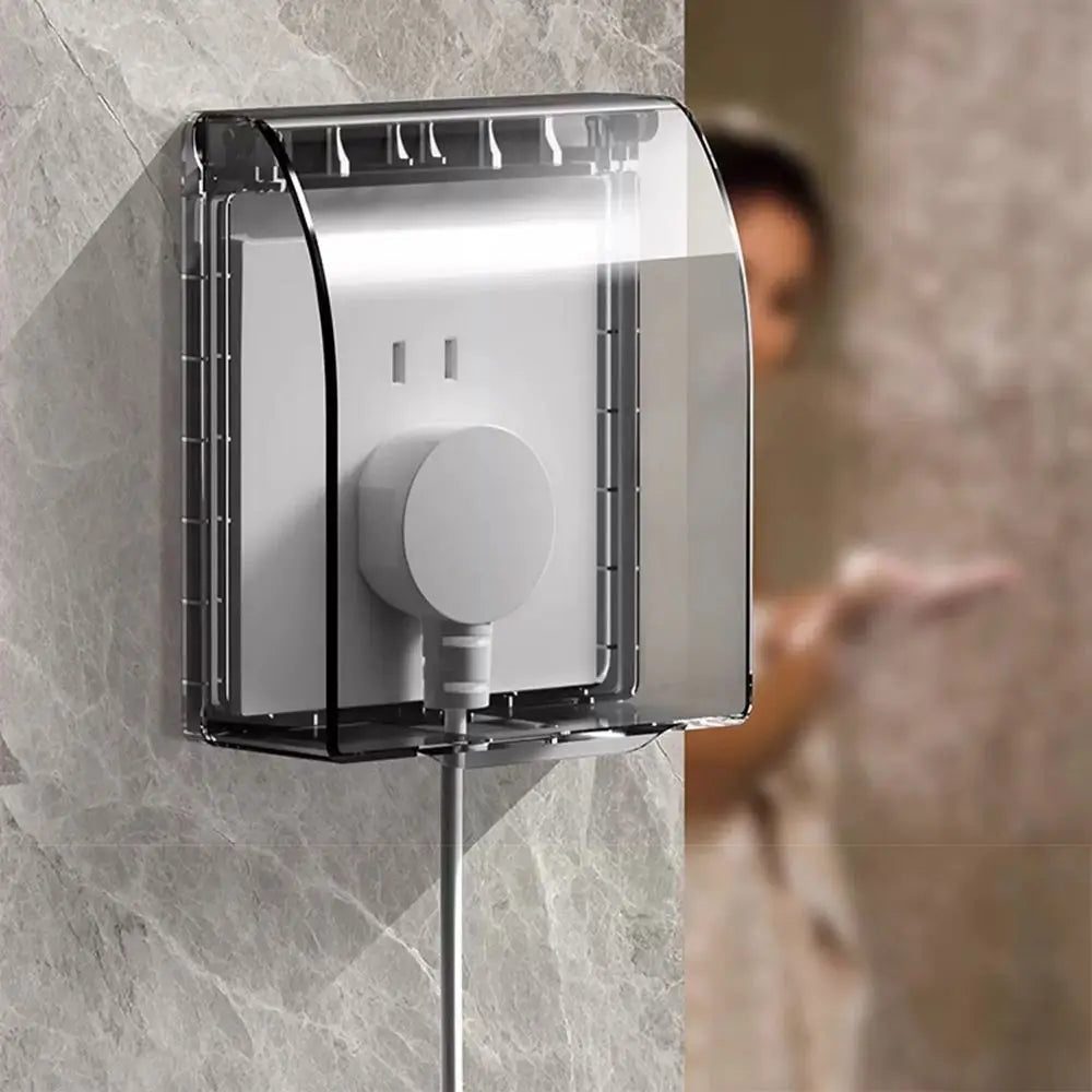 86 Type Waterproof Switch & Outlet Cover – Self-Adhesive Wall Box