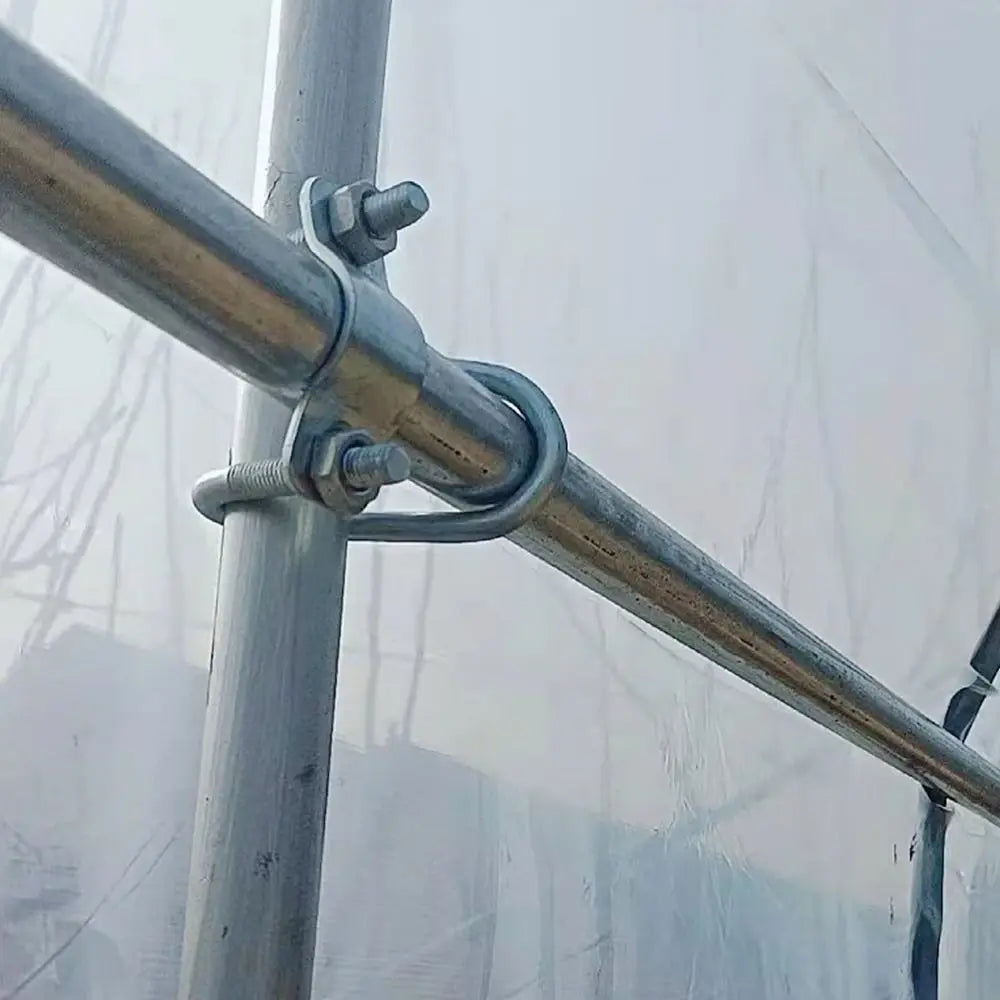 Double U-Bolt Cross Clamp Scaffolding Steel Pipe Connector Pipe Clamp Connector Nixie