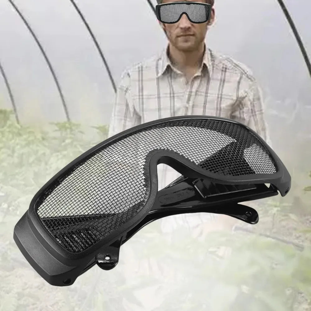 Steel Wire Mesh Safety Goggles – Impact & Windproof Protection Safety Goggles Nixie