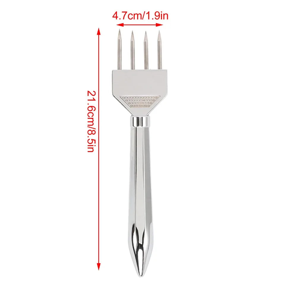 Professional Metal Ice Pick & Crusher Tool – Silver Zinc Alloy Bar Ice Tool Nixie