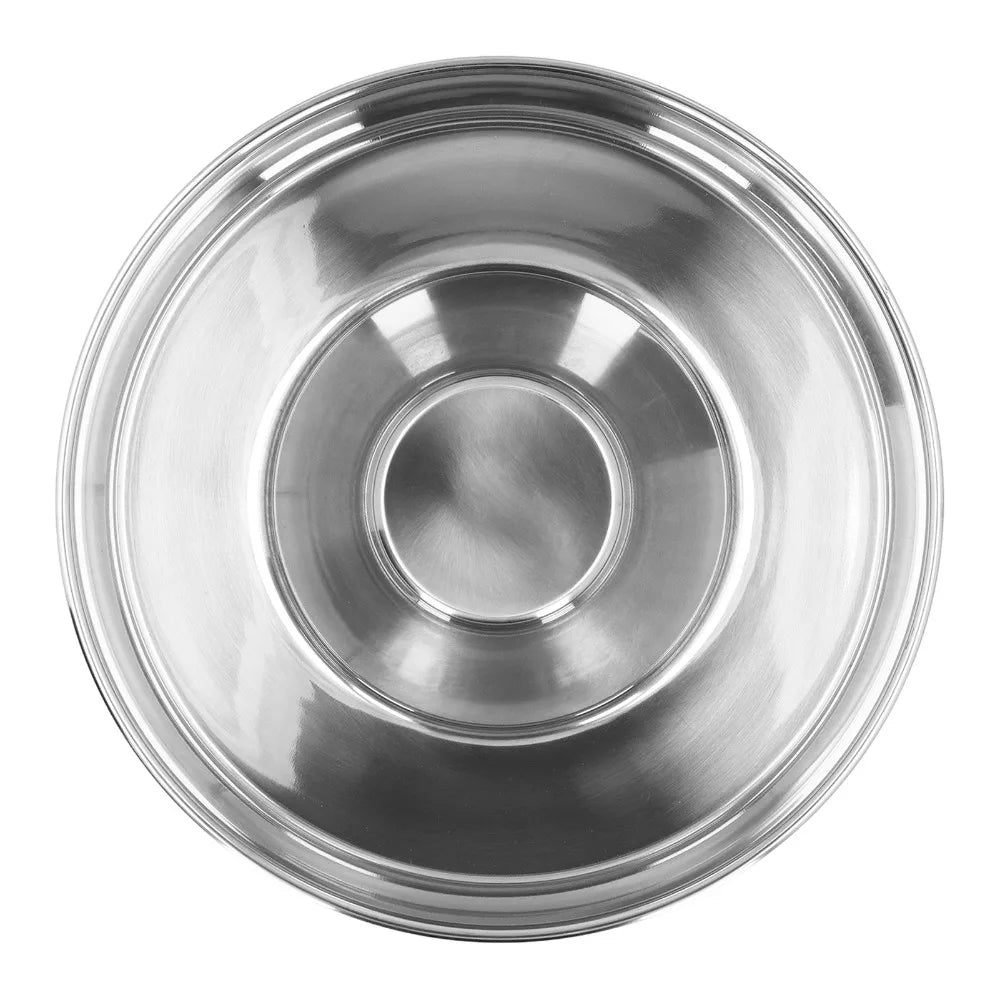 Stainless Steel Slow Feeder Pet Bowl 26cm – Dog & Cat Labyrinth
