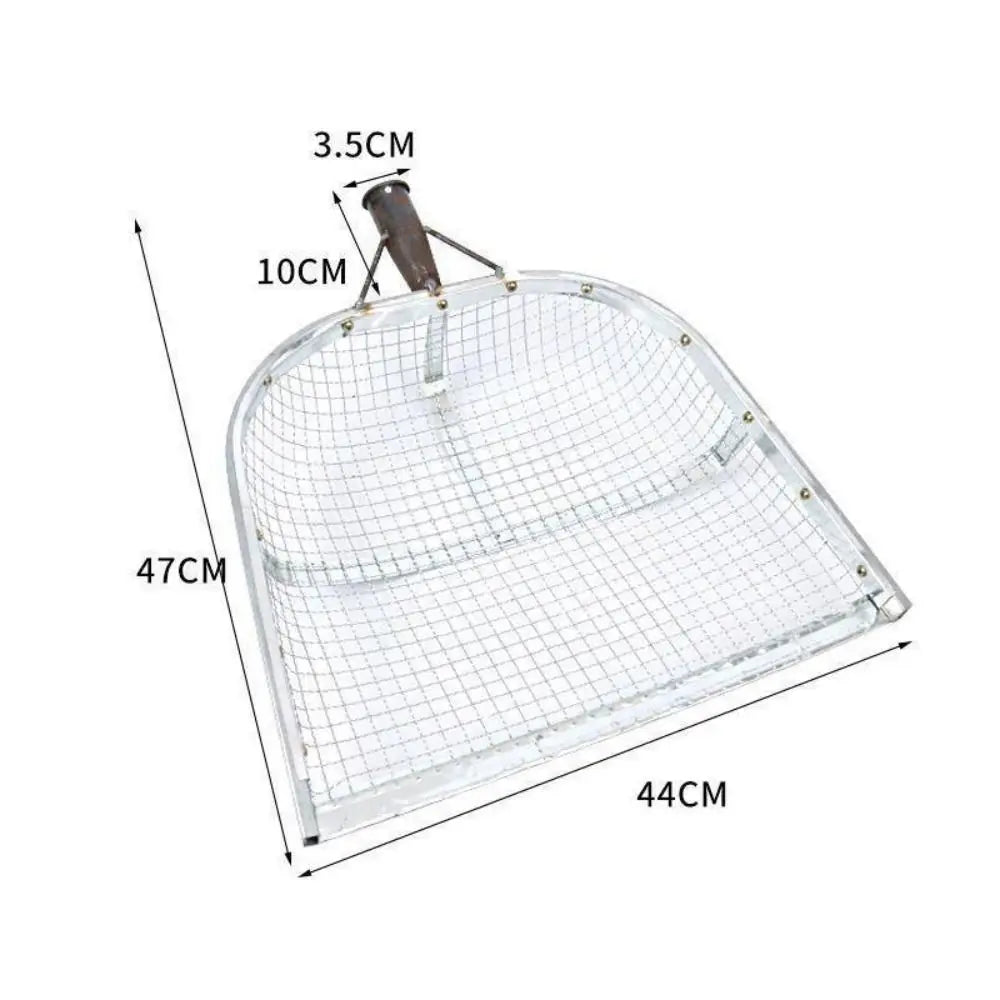 Heavy-Duty Metal Soil Sifter Sieve with Easy-Grip Handle Garden Soil Sifter Nixie