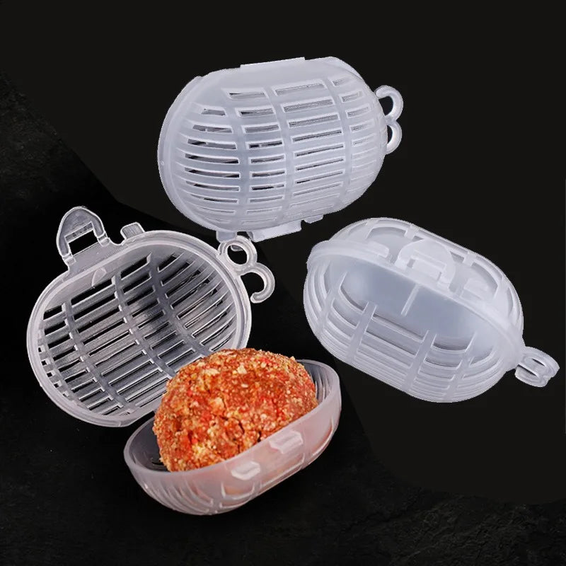 5pcs Bait Cage Feeder Fishing Basket – Shrimp & Lobster Trap Fishing Bait Feeder Nixie