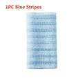 Japanese Nylon Exfoliating Back Scrub Towel | Bath Washcloth Exfoliating Bath Towel Nixie Blue