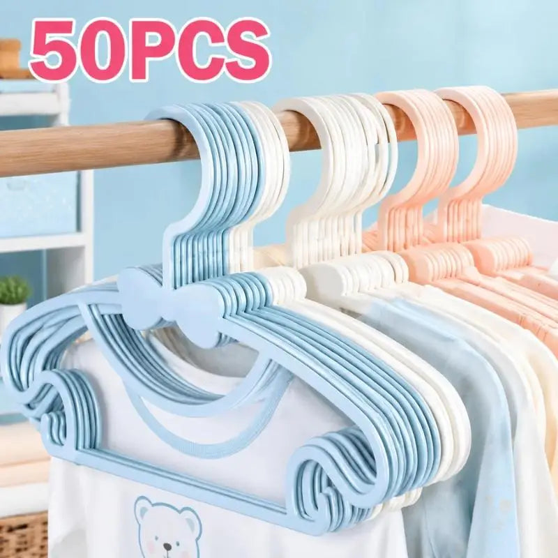 Baby Kids Clothes Hangers 10/50 Pcs – Lightweight PP Butterfly Kids Clothes Hangers Nixie