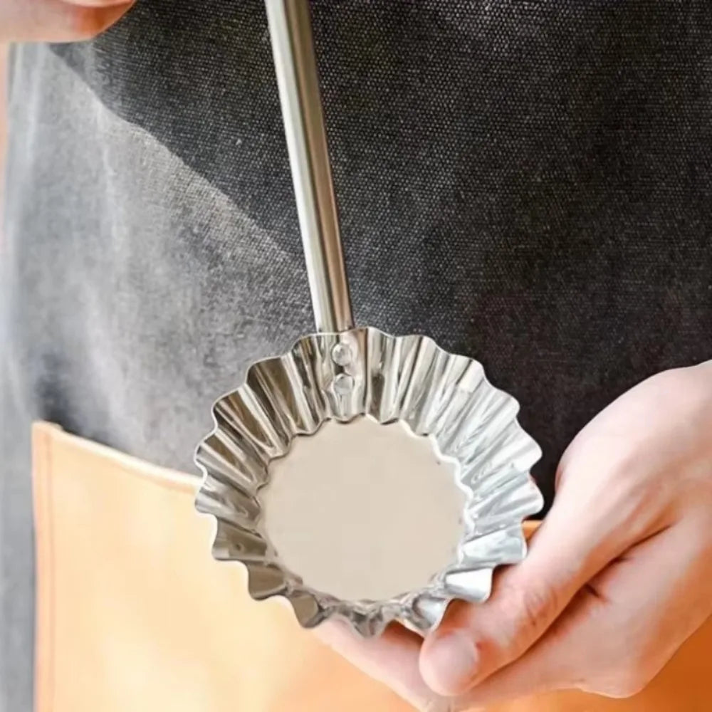 Stainless Steel Frying Mold Spoon for Potato Cakes & Fried Food Frying Mold Tool Nixie