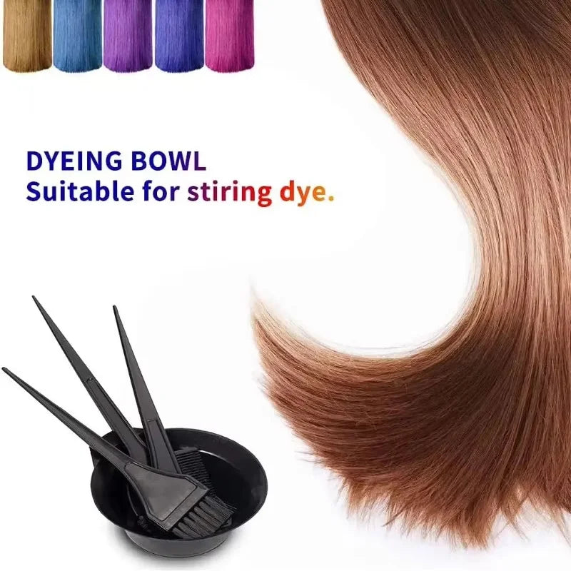 Hair Dyeing Tools Set – Brushes, Bowls, Cape & Gloves Kit Hair Coloring Kit Nixie