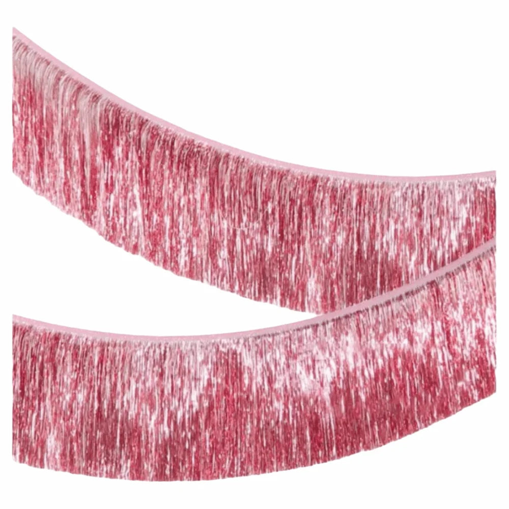 Metallic Foil Fringe Garland Multicolor Tinsel Tassel Backdrop