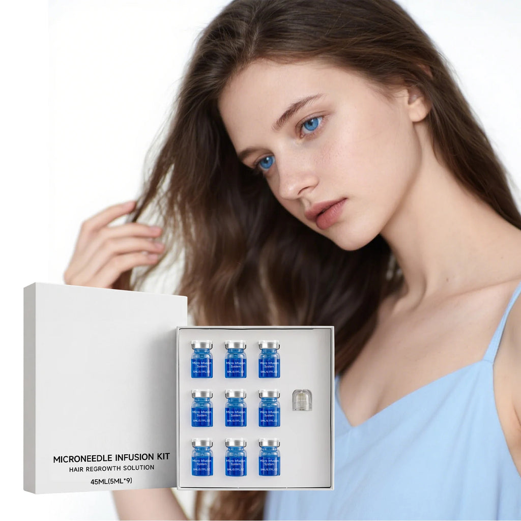 Microneedle Scalp Serum Kit – Nourishing Hair Care Set 45ml Scalp Serum Kit Nixie