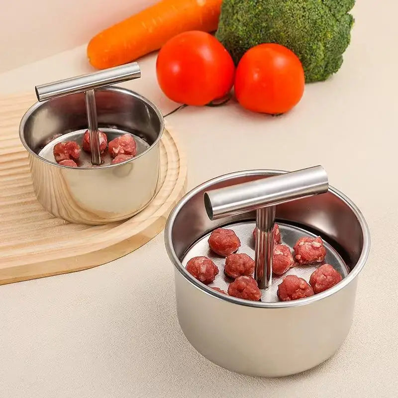 Stainless Steel Meatball Maker – Non-Slip, Dishwasher Safe Meatball Maker Tool Nixie