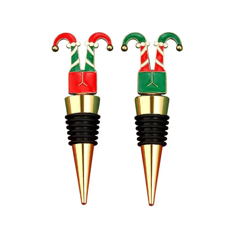 Snowman Christmas Wine Stopper – Airtight Zinc Alloy Bottle Seal Wine Stopper Nixie