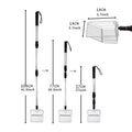 Telescopic Metal Chicken Coop & Cat Litter Sifting Scoop Shovel Sifting Scoop Shovel Nixie Silver