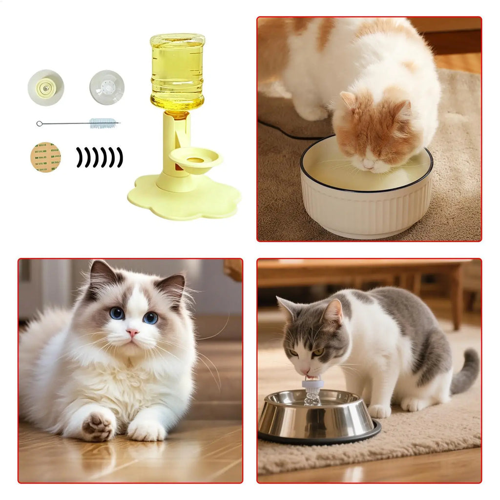Elevated Gravity Pet Water Dispenser Stand for Cats & Dogs Pet Water Dispenser Nixie