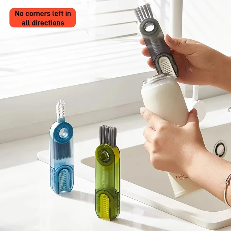 3-in-1 Cup Cleaning Brush – Thermos, Lid & Gap Scrubber Cup Cleaning Brush Nixie