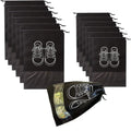 10PCS Non-Woven Drawstring Shoe Bags – Travel & Storage Shoe Storage Bags Nixie black10PCS largesize