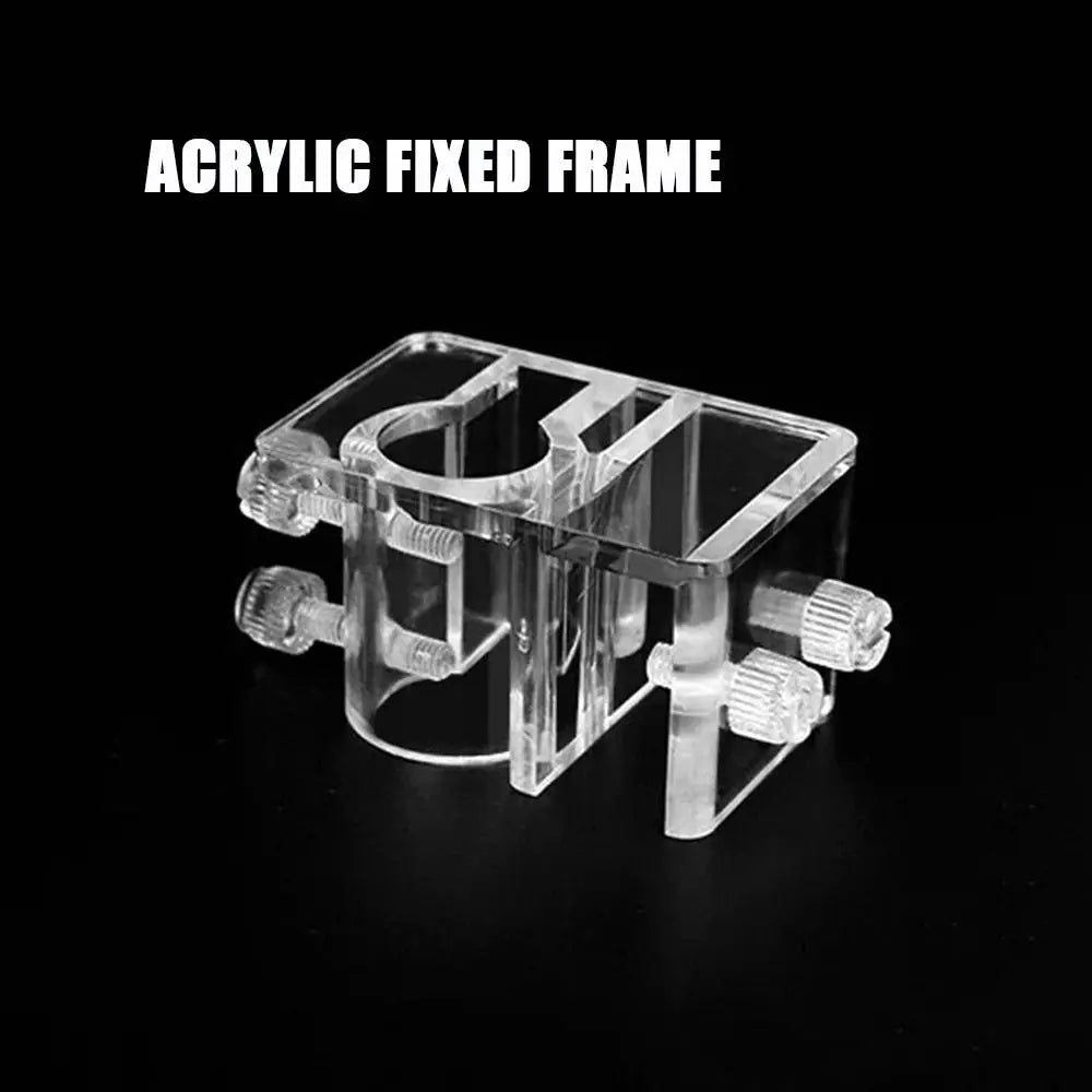 Acrylic Aquarium Pipe Clip Holder – Fits Tubes Up to 20mm