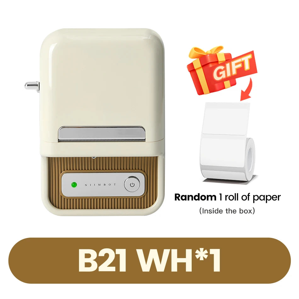 Niimbot B21/B1 Portable Bluetooth Thermal Label Printer