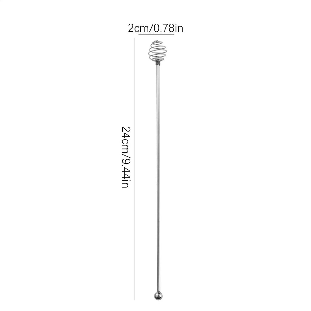 Stainless Steel Bartender Mixing Spoon | Reusable Drink Stirrer