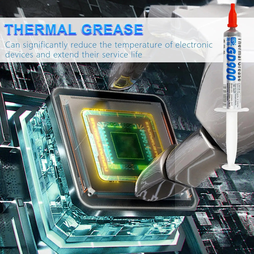 GD900 Thermal Paste Non-Conductive CPU GPU Heat Compound Thermal Compound Nixie